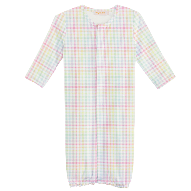 Baby Club Chic Baby Club Chic Gingham Sunshine Converter Gown
