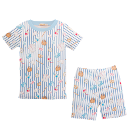 Baby Club Chic Baby Club Chic Big League Short Pajama Set