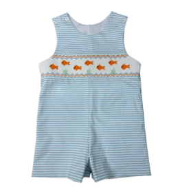 Whimsy Bay Whimsy Bay Goldfish Gang Smocked Jon Jon
