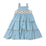 Whimsy Bay Whimsy Bay Goldfish Gang Smocked Tiered Dress