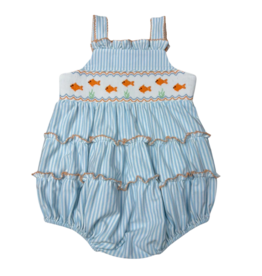 Whimsy Bay Whimsy Bay Goldfish Gang Smocked Bubble