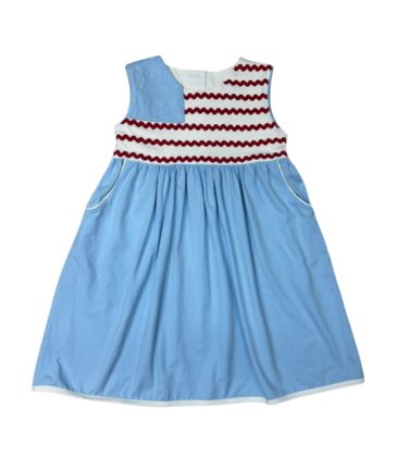 Whimsy Bay Whimsy Bay Ric Rac & Stars Dress