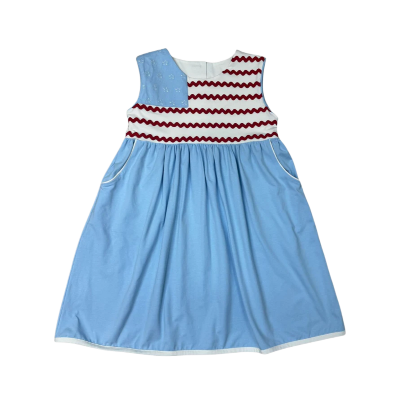 Whimsy Bay Whimsy Bay Ric Rac & Stars Dress