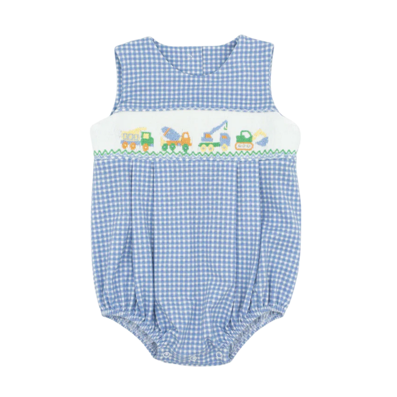Whimsy Bay Whimsy Bay Construction Crew Smocked Bubble