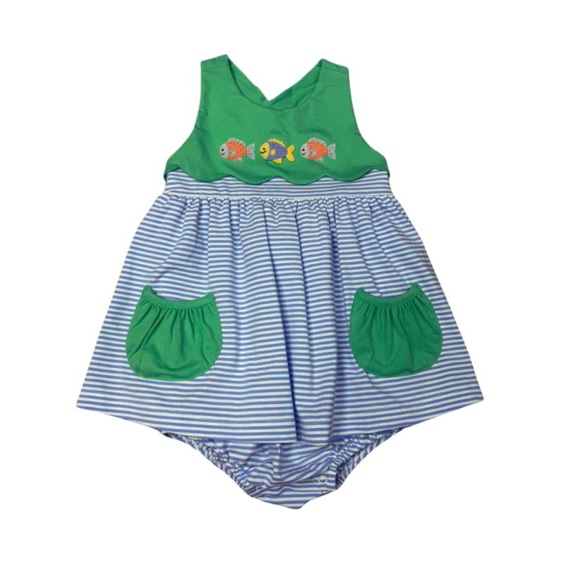 Whimsy Bay Whimsy Bay Three Little Fish Scallop Bubble