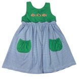 Whimsy Bay Whimsy Bay Three Little Fish Scallop Dress