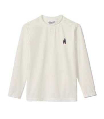 Johnnie-O Basin Performance UPF Rash Guard - White