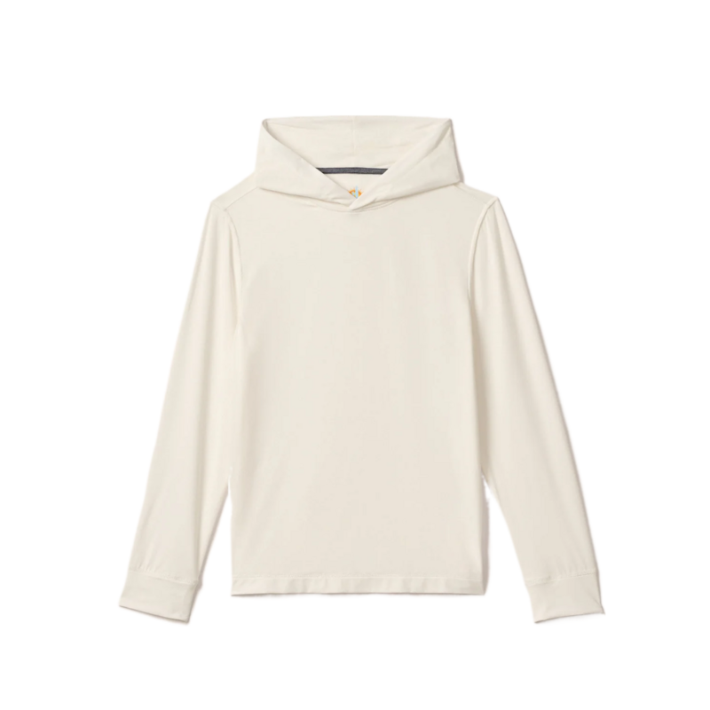 Johnnie-O Durant LS Hooded T-Shirt - White