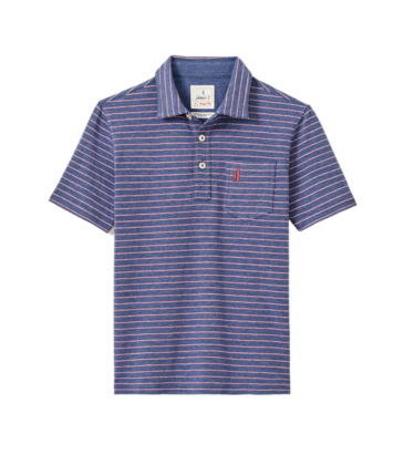 Johnnie-O Ryan Stripe Original Polo - Oceanside