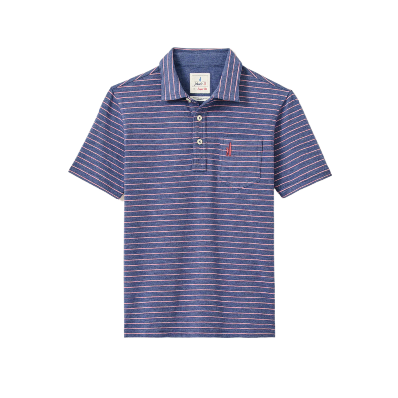 Johnnie-O Ryan Stripe Original Polo - Oceanside