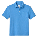 Johnnie-O Heathered 2.0 Original Polo - Venice Blue