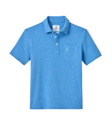 Johnnie-O Heathered 2.0 Original Polo - Venice Blue