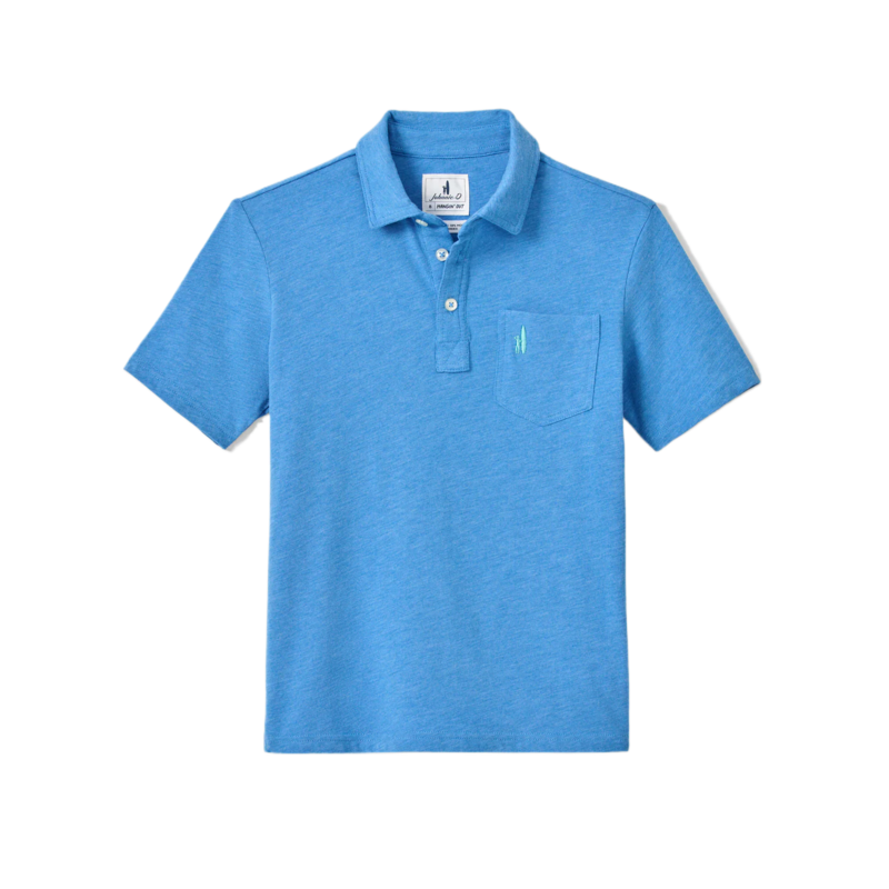 Johnnie-O Heathered 2.0 Original Polo - Venice Blue