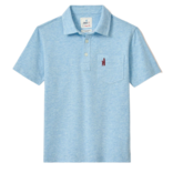 Johnnie-O Heathered 2.0 Original Polo - Cloud Blue