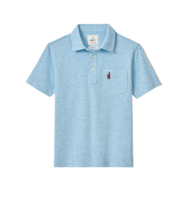 Johnnie-O Heathered 2.0 Original Polo - Cloud Blue