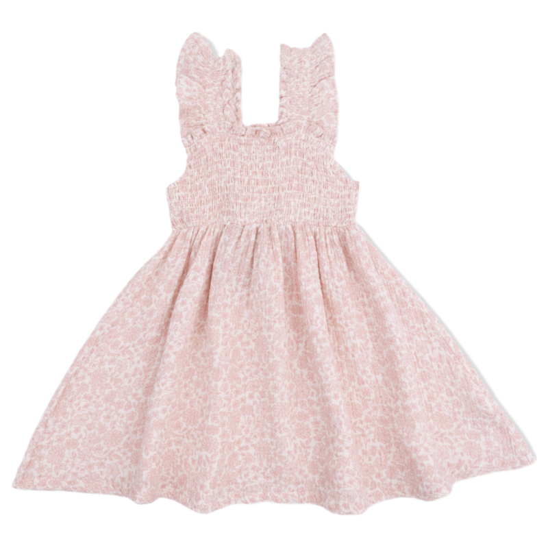 Angel Dear Angel Dear Smocked Sundress - Harper Floral