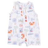 Angel Dear Angel Dear Shortie Romper - Club Mediterranean