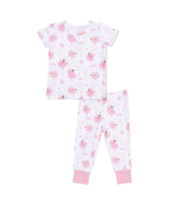 Angel Dear Angel Dear Loungewear Set - Ribbon Ballerinas