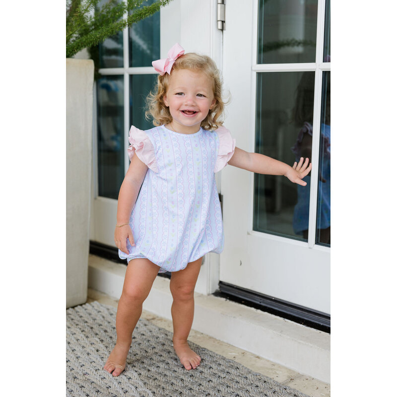 James & Lottie James & Lottie Blake Bubble - Blue Floral Scallop