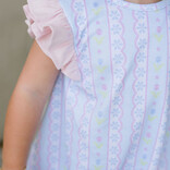 James & Lottie James & Lottie Blake Bubble - Blue Floral Scallop