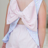 James & Lottie James & Lottie Bow Lottie Bloomer Set - Blue Floral Scallop