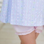 James & Lottie James & Lottie Bow Lottie Bloomer Set - Blue Floral Scallop