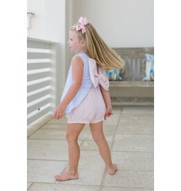 James & Lottie James & Lottie Bow Lottie Bloomer Set - Blue Floral Scallop