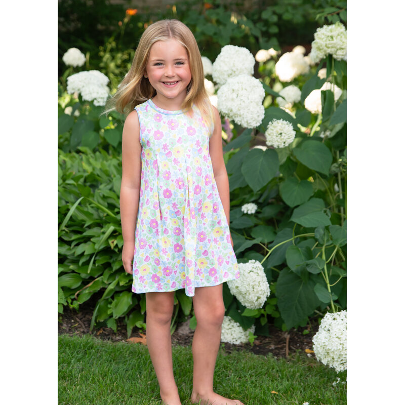 James & Lottie James & Lottie Penny Pleat Dress - Blossoms & Blooms