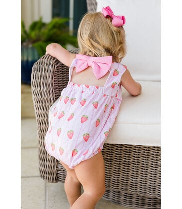 James & Lottie James & Lottie Tie Back Lottie Bubble - Strawberry Stripe