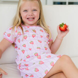 James & Lottie James & Lottie Play Dress - Strawberry Stripe