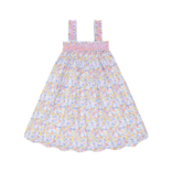 Minnow Swim Jasmine Blossom Smocked Ruffle Strap Dress