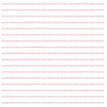 Nella June Nella June Puff Sleeve Tee - Pink Heart Stripe