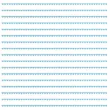 Nella June Nella June Puff Sleeve Tee - Blue Heart Stripe