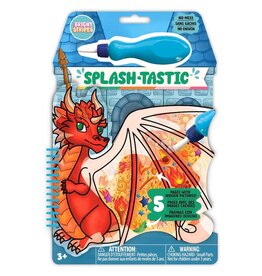 Bright Stripes Splash-Tastic Dragon