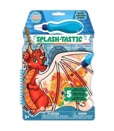 Bright Stripes Splash-Tastic Dragon