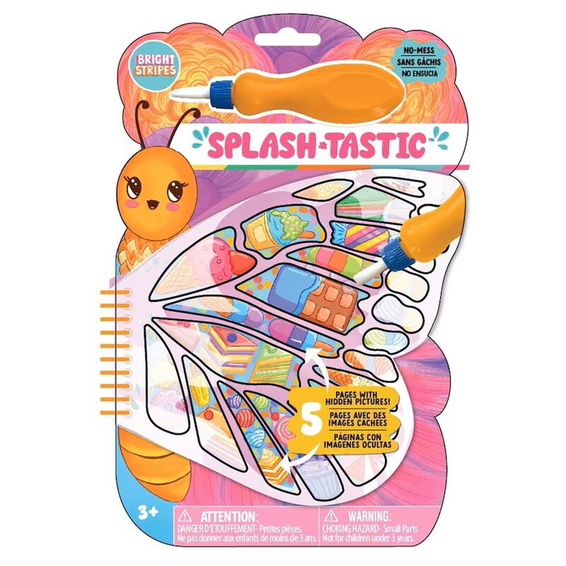 Bright Stripes Splash-Tastic Butterfly