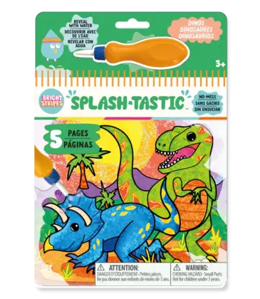 Bright Stripes Splash-Tastic Dinos