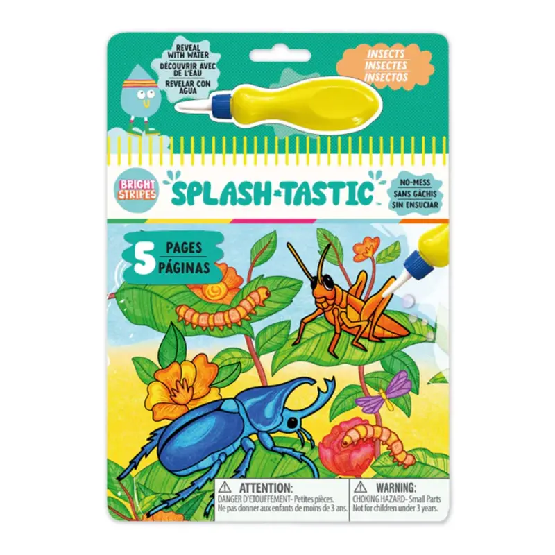 Bright Stripes Splash-Tastic Insects