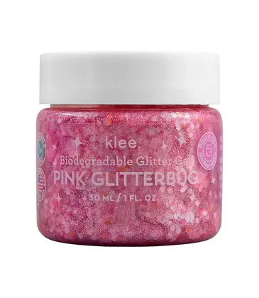 Klee Kids Biodegradable Glitter Gel - Pink Glitterbug
