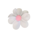 Wee Ones Wee Ones White w/ Pearl Petal Flower Hair Clip