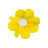 Wee Ones Wee Ones Lemon w/ White Petal Flower Hair Clip
