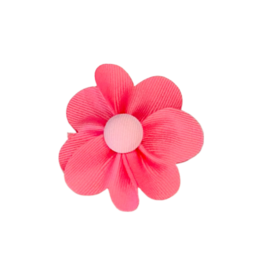 Wee Ones Wee Ones Hot Pink w/ Pearl Petal Flower Hair Clip