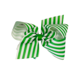 Wee Ones Wee Ones King Apple Green Stripe Bow