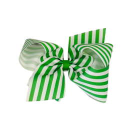 Wee Ones Wee Ones King Apple Green Stripe Bow