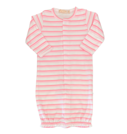 Baby Club Chic Baby Club Chic Cotton Candy Stripes Converter Gown
