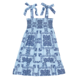 Bisby Bisby Boho Blue Wide Strap Lucy Dress