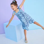 Bisby Bisby Boho Blue Wide Strap Lucy Dress