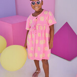 Bisby Bisby Pink Floral Terry Riviera Dress