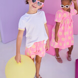 Bisby Bisby Pink Floral Pom Pom Terry Shorts