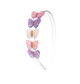 Lilies & Roses Butterflies Shimmer Lilac Shades Headband